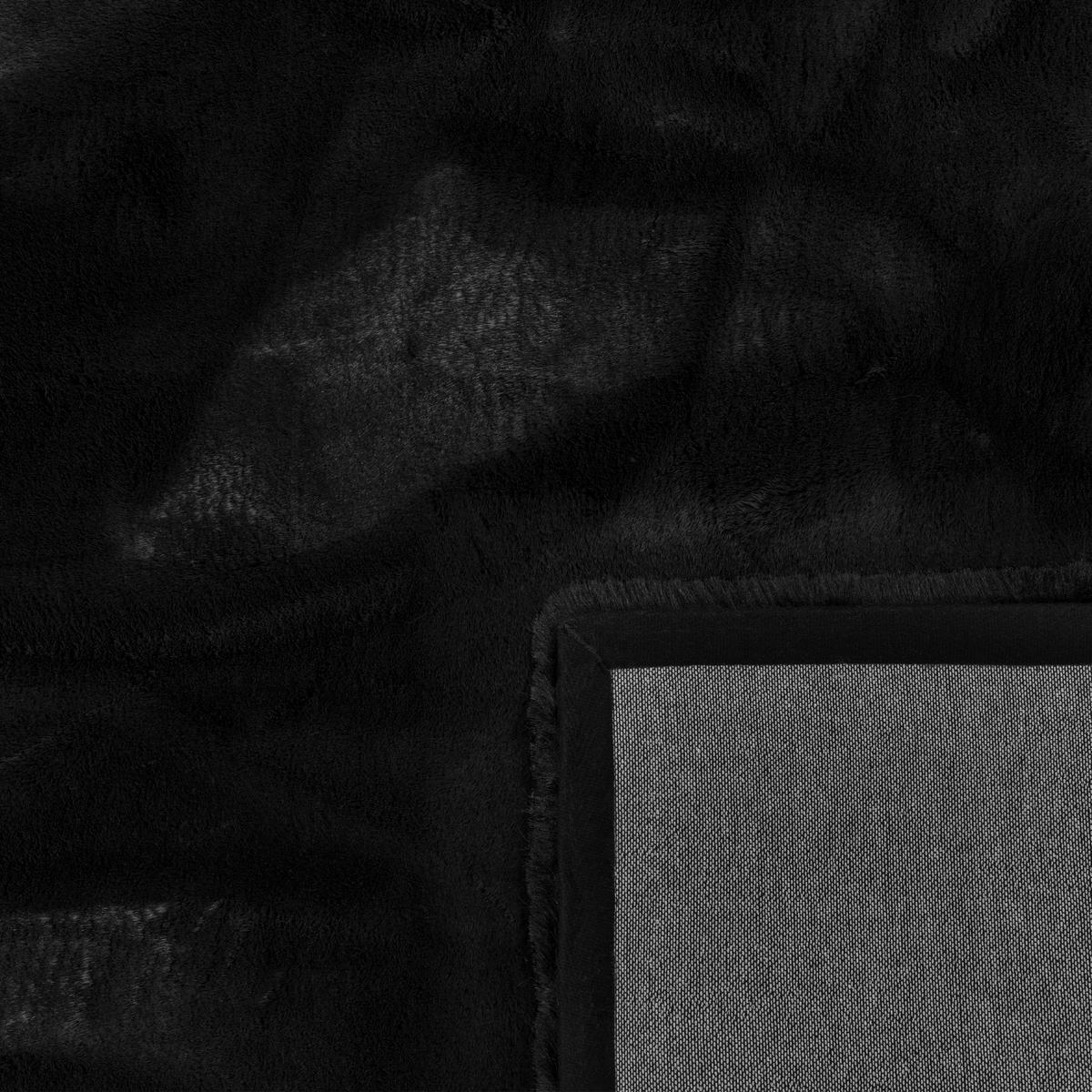 HOCHFLORTEPPICH 60/100 cm Rabbit Deluxe 860 - Schwarz, Textil (60/100cm) - Paco Home