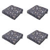 SITZKISSEN Donna 40/40 cm 4er-Set - Grau, Textil (40/7/40cm) - Madison