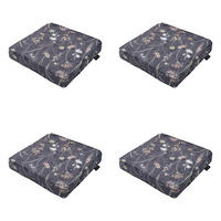 SITZKISSEN Donna 40/40 cm 4er-Set - Grau, Textil (40/7/40cm) - Madison