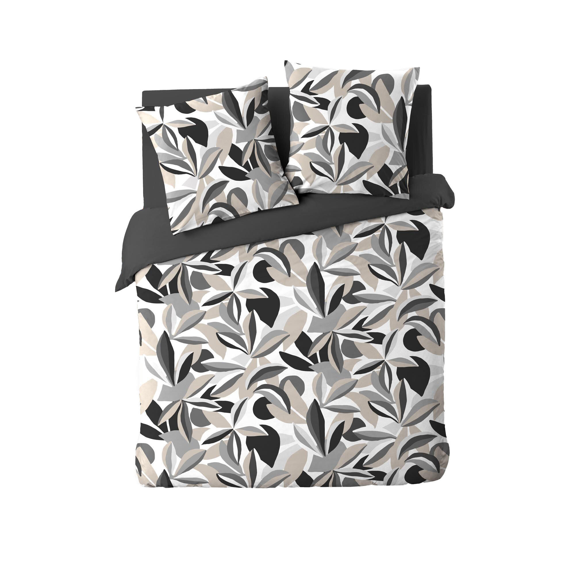 BETTWÄSCHE Lavinia grau 240/220 cm - Anthrazit, Textil (220/240cm) - Douceur d´intérieur