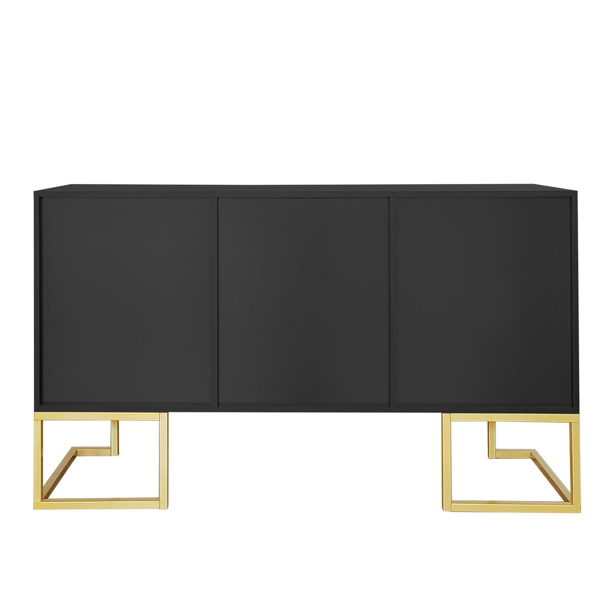 SIDEBOARD Schwarz 138/40/80,5CM - Schwarz, Holzwerkstoff/Metall (40/80.5/138cm) - Urban Meuble