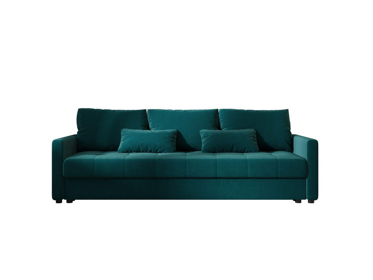 SOFA MOS mit Schlaffunktion ITAKA 39 mit Stauraum - Violett, Textil (84/72/220cm) - Bedante