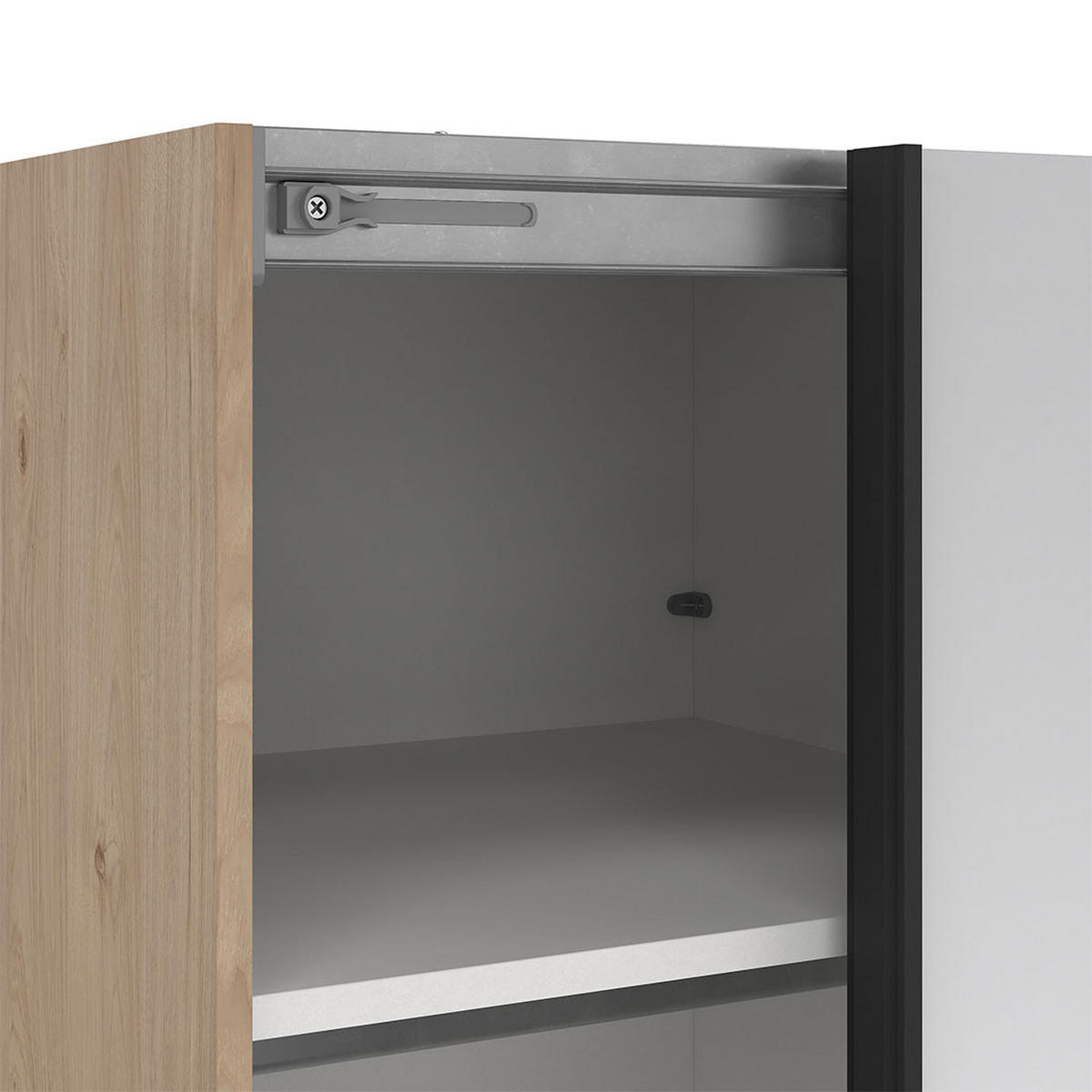 SCHIEBETÜRENSCHRANK, Como, Eiche, Holzwerkstoff, 119 x 67 x 221 cm - Eichefarben, Holzwerkstoff (119/221/67cm) - ebuy24