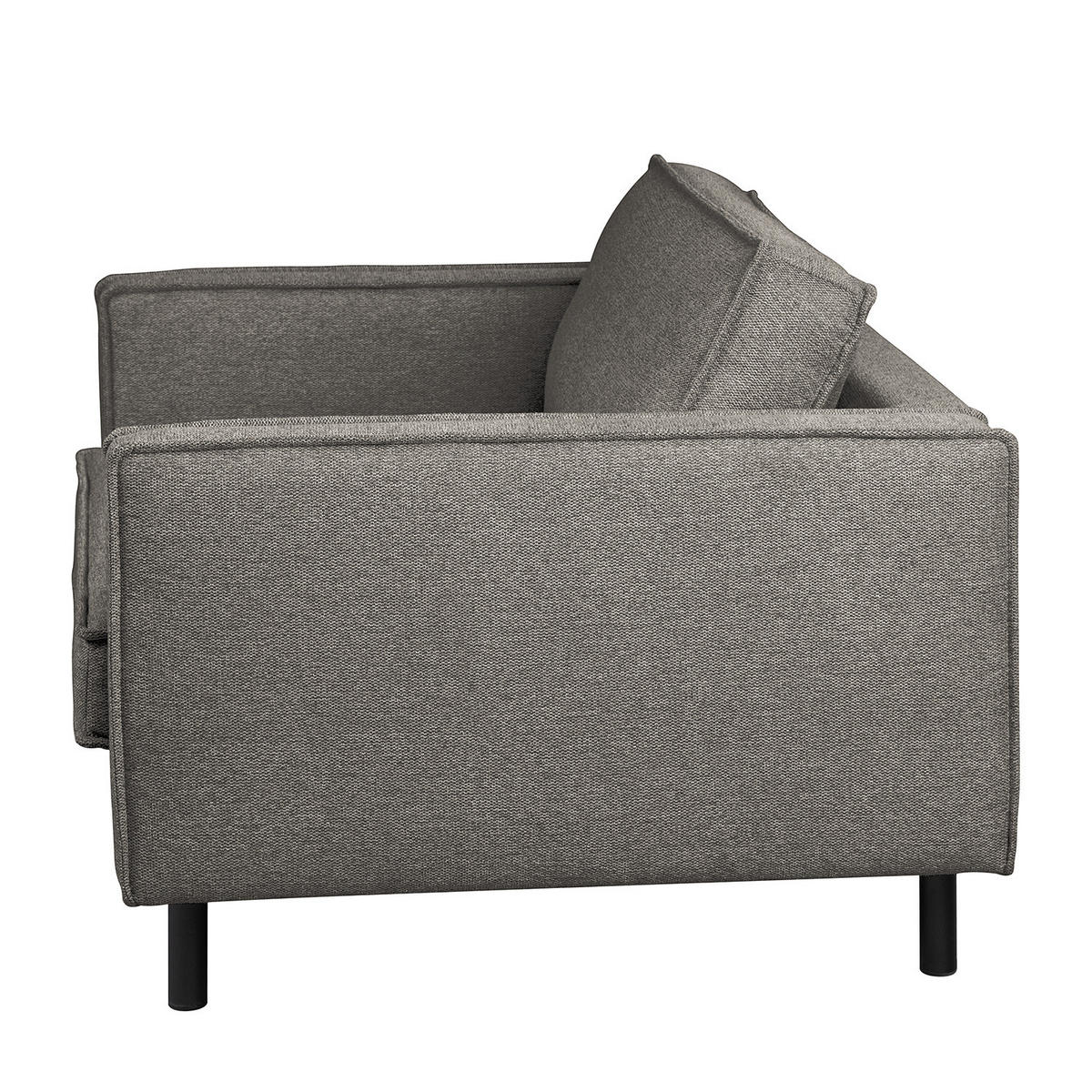 XL SESSEL - Dunkelgrau/Schwarz, Wellpappe/Textil (117/81/96cm) - home24
