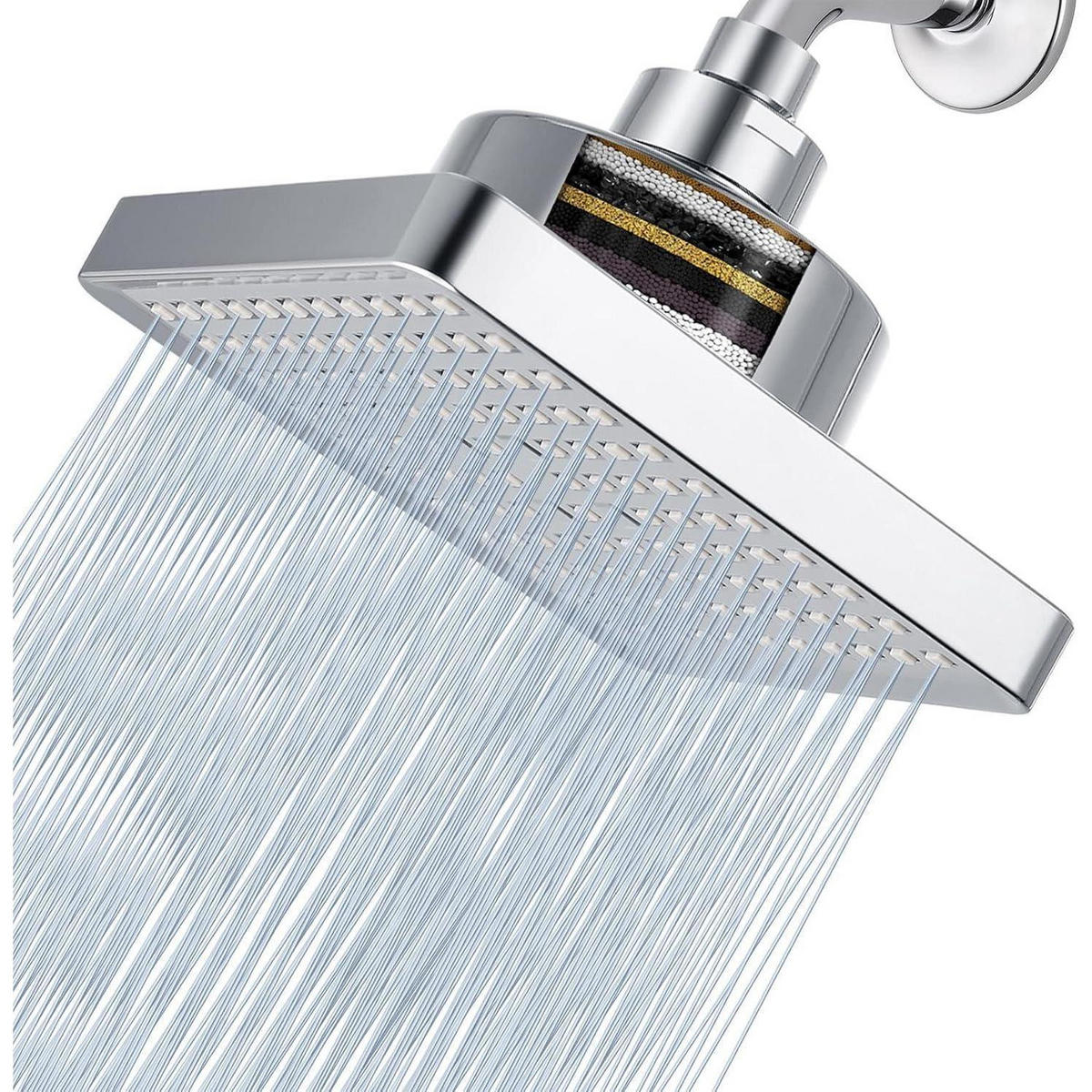 DUSCHFILTER-ERSATZKARTUSCHE 2er-Set 6 cm - Multicolor, Kunststoff (7.6/3/7.6cm)