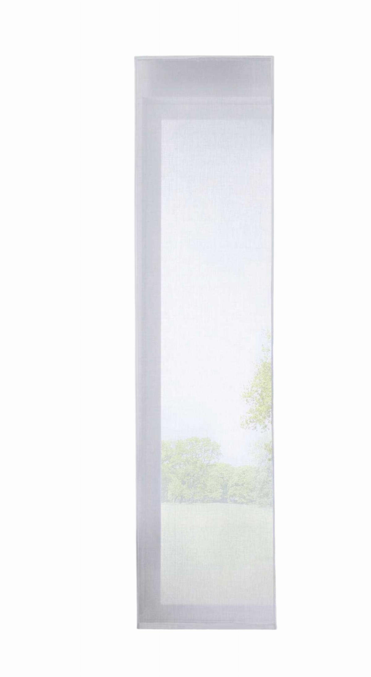 VORHANG NIZZA HxB 245x60 cm Weiß - Weiß, Textil (60/245cm) - Gardinenbox