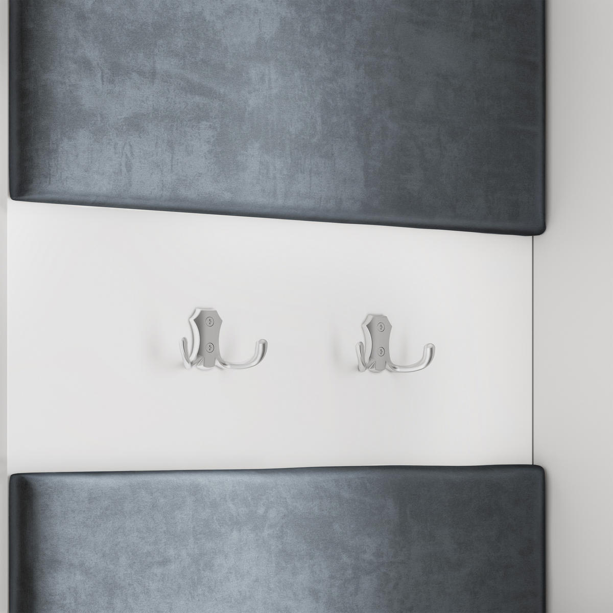 GARDEROBENSCHRANK VIRA 95/181/51 cm Modern Garderobe-Set Kaschmir - Kaschmir/Grau, Holzwerkstoff (95/181/51cm) - MASSENO