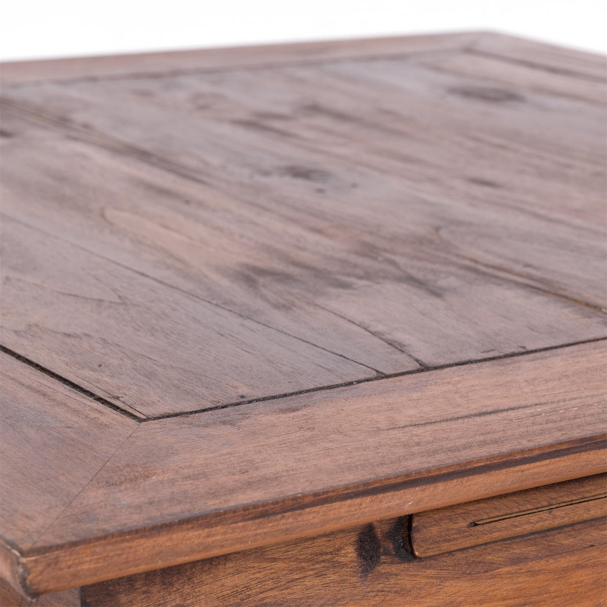 OPIUMTISCH EAST 80 Mahagoni Massivholz 02 hellbraun - Hellbraun, Holz (80/80/36cm) - DESIGN DELIGHTS