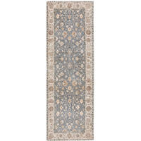 LÄUFER Mara Beige/Blau 80x240 cm - Beige, Textil (80/1cm) - KUNSTLOFT
