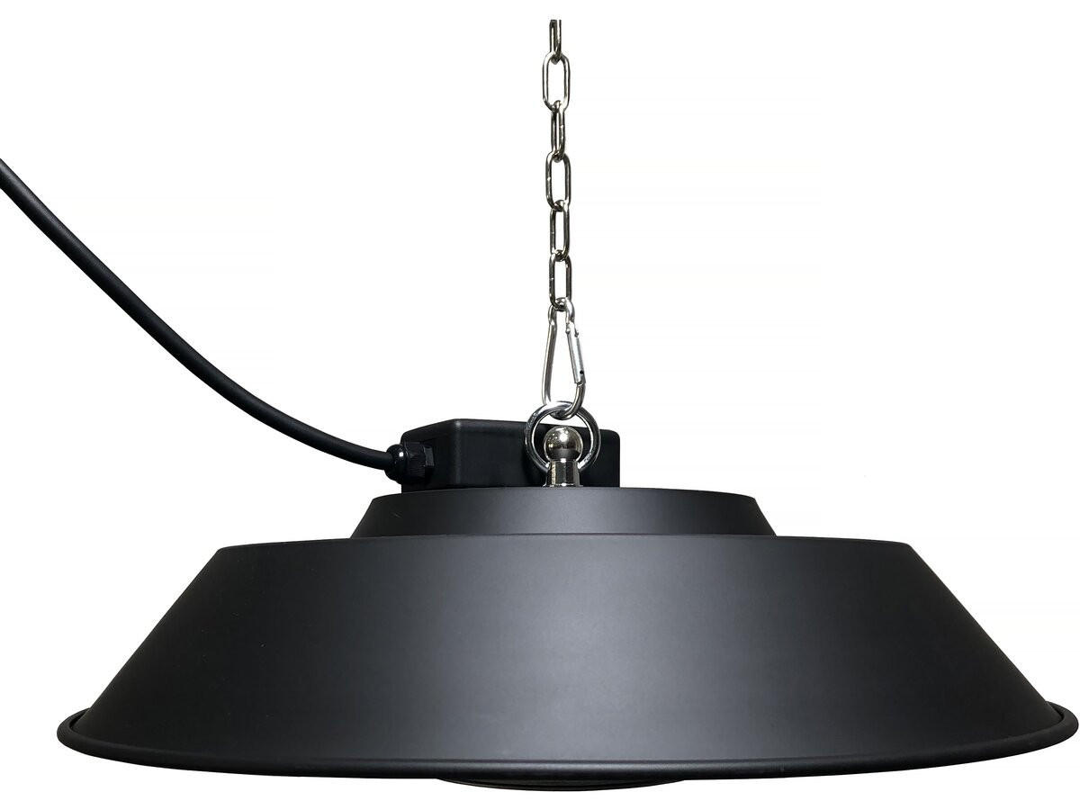 AUSSENHEIZUNG Schwarz - Schwarz, Metall (2.5/12/42.5cm) - Habitat Garten