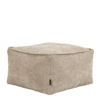 SITZPOUF Chenille Amara - Beige, Kunststoff/Textil (40/24/40cm) - icon