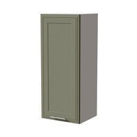 HÄNGESCHRANK Salo W4/40 Weiß / Reed Green Matt 40 / 32,5 / 96cm - Weiß/Grün, Holz/Holzwerkstoff (40/96/32.5cm) - Feldmann-Wohnen