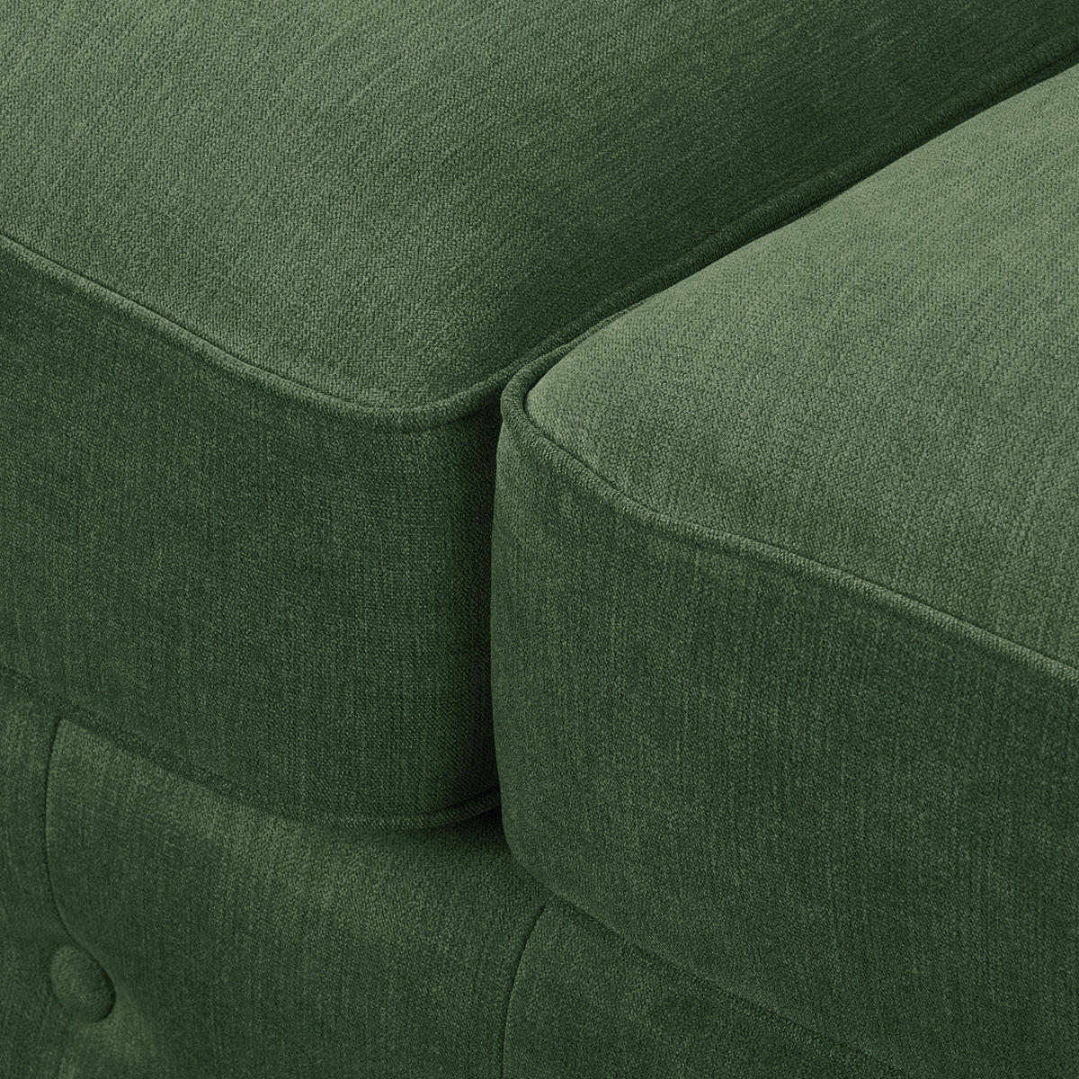 3-SITZER SOFA - Microfaser - Olivgrün, Textil (250/93/100cm) - home24