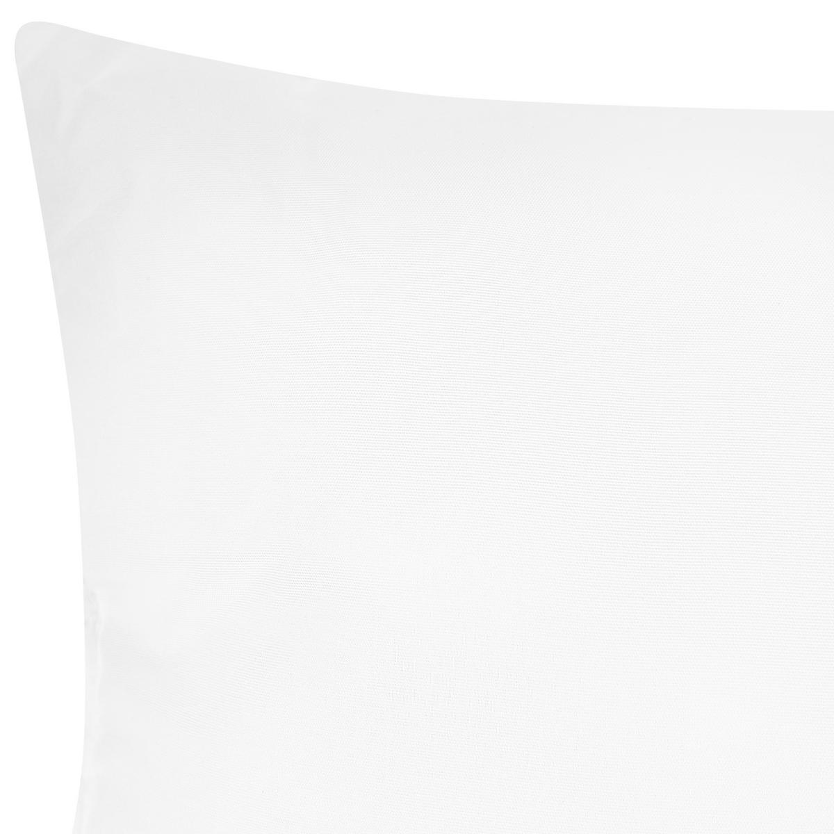 KOPFKISSEN Weiß 40/80 cm Errigal - Weiß, Textil (80/40cm) - Beliani