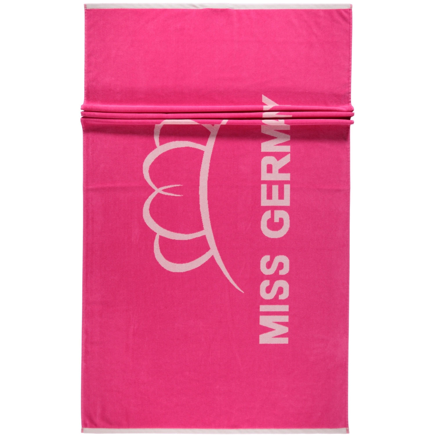 STRANDTÜCHER MISS GERMANY PINK - 734 - Rosa, Textil (100/180cm) - Egeria