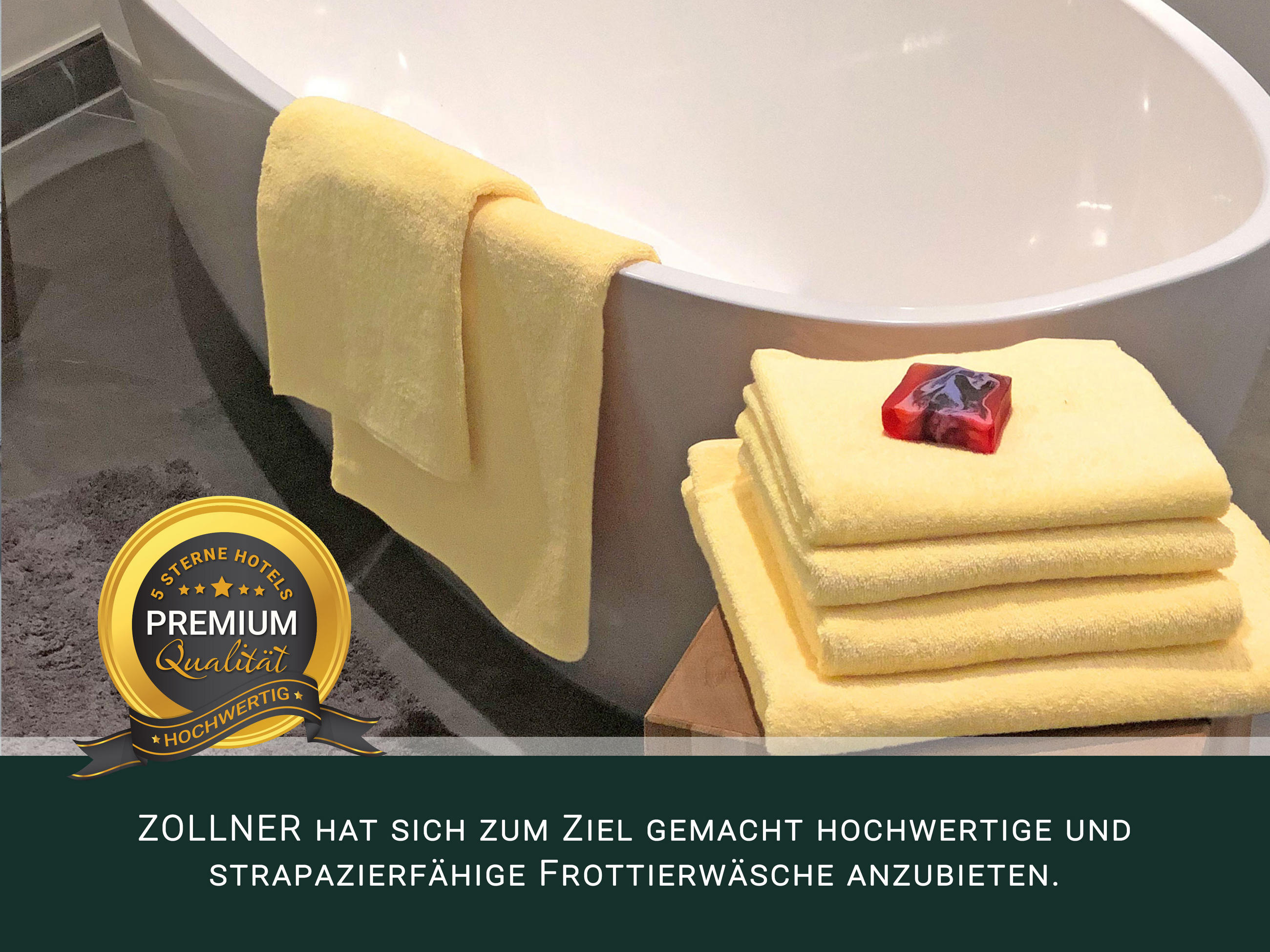 HANDTÜCHER SET, 6er-Set, 50x100 cm + 70x140 cm, 100% Baumwolle, Gelb - Gelb, Textil (50/100cm) - Zollner