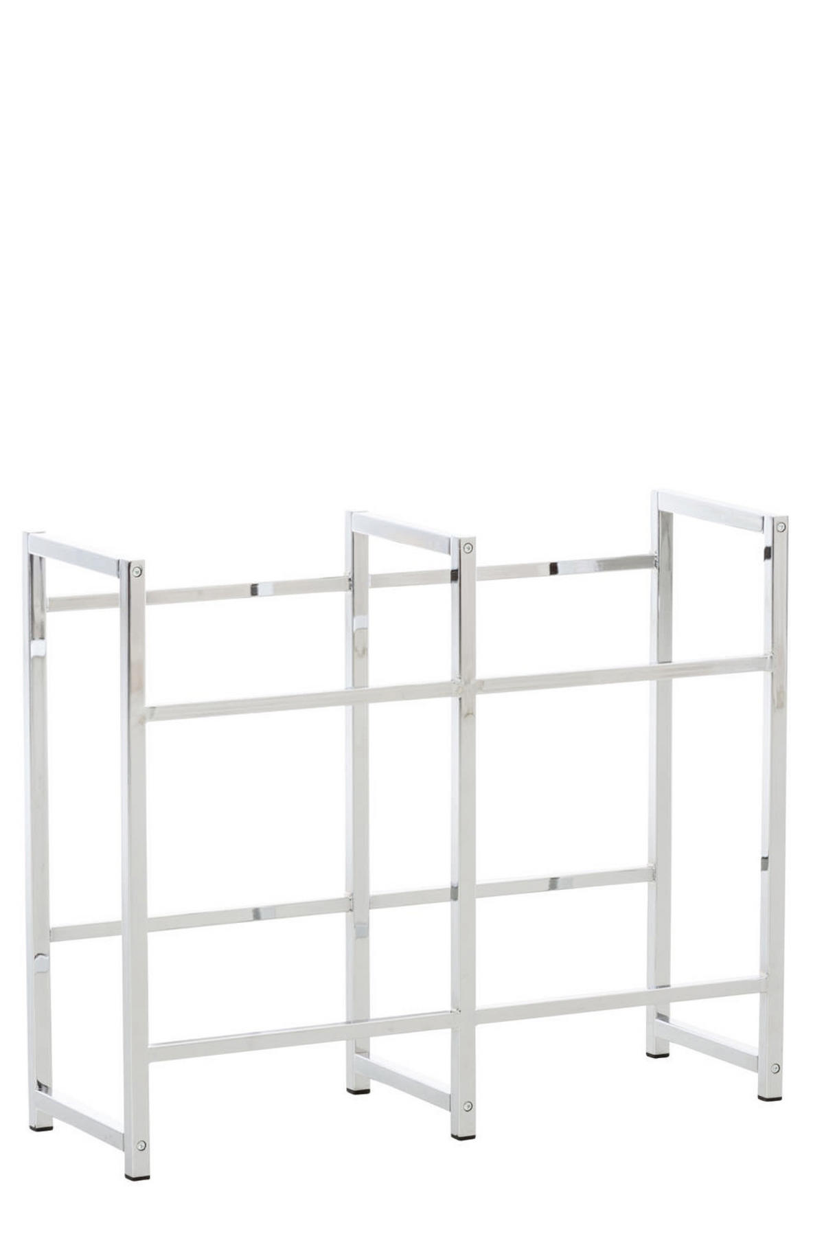 GETRÄNKESKISTENSTÄNDER Lenny - 4er Set - chrom - Chromfarben, Metall (91/31/75cm) - TPFLiving