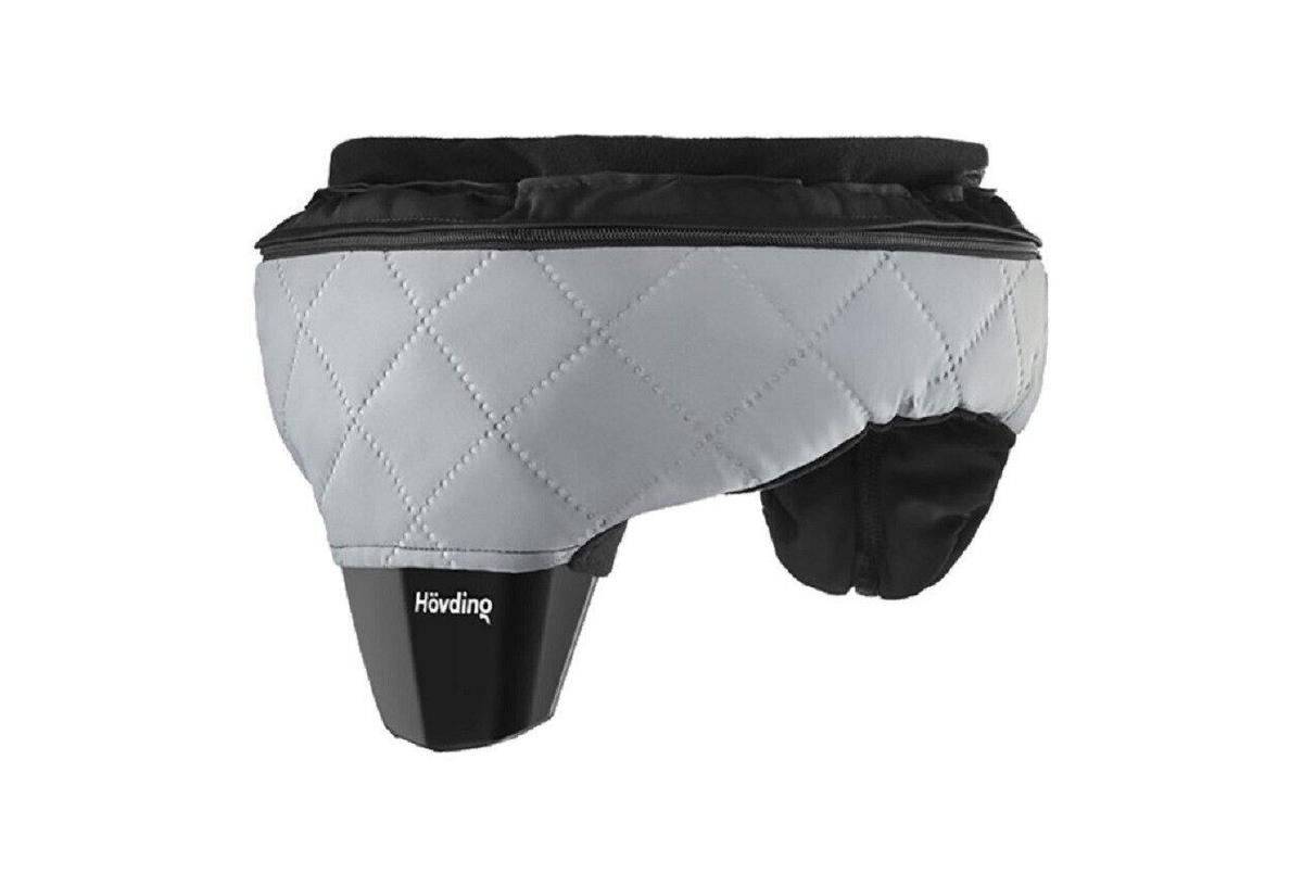 FAHRRADHELM ÜBERZUG BLIXT Grau 49-59cm - Grau, Textil (12/15cm) - Hövding