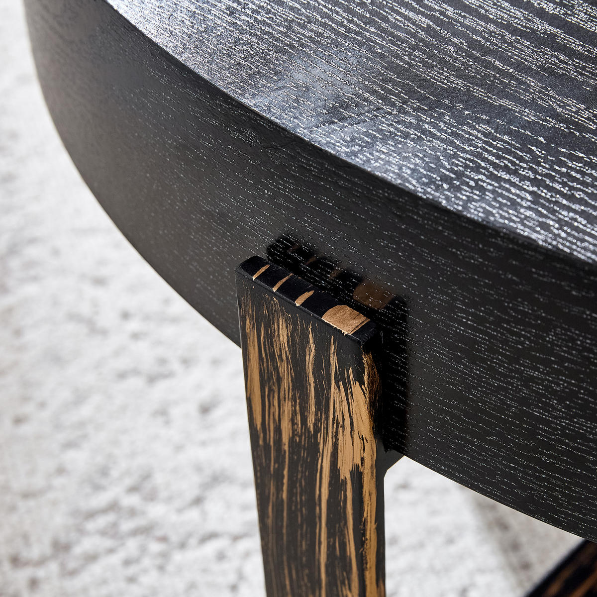 COUCHTISCH in Schwarz Wohnzimmertisch mit einem schwarzen Metallkreuzsockel für Wohnzimmer, B68/T68/H36 cm - Schwarz, Holzwerkstoff/Metall (68/68/36cm) - STILVORA