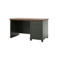 SCHREIBTISCH EVOLETTA 140x70x77 cm Bürotisch Computertisch, Hellgrün - Hellgrün, Holzwerkstoff (70/140/77cm) - MASSENO