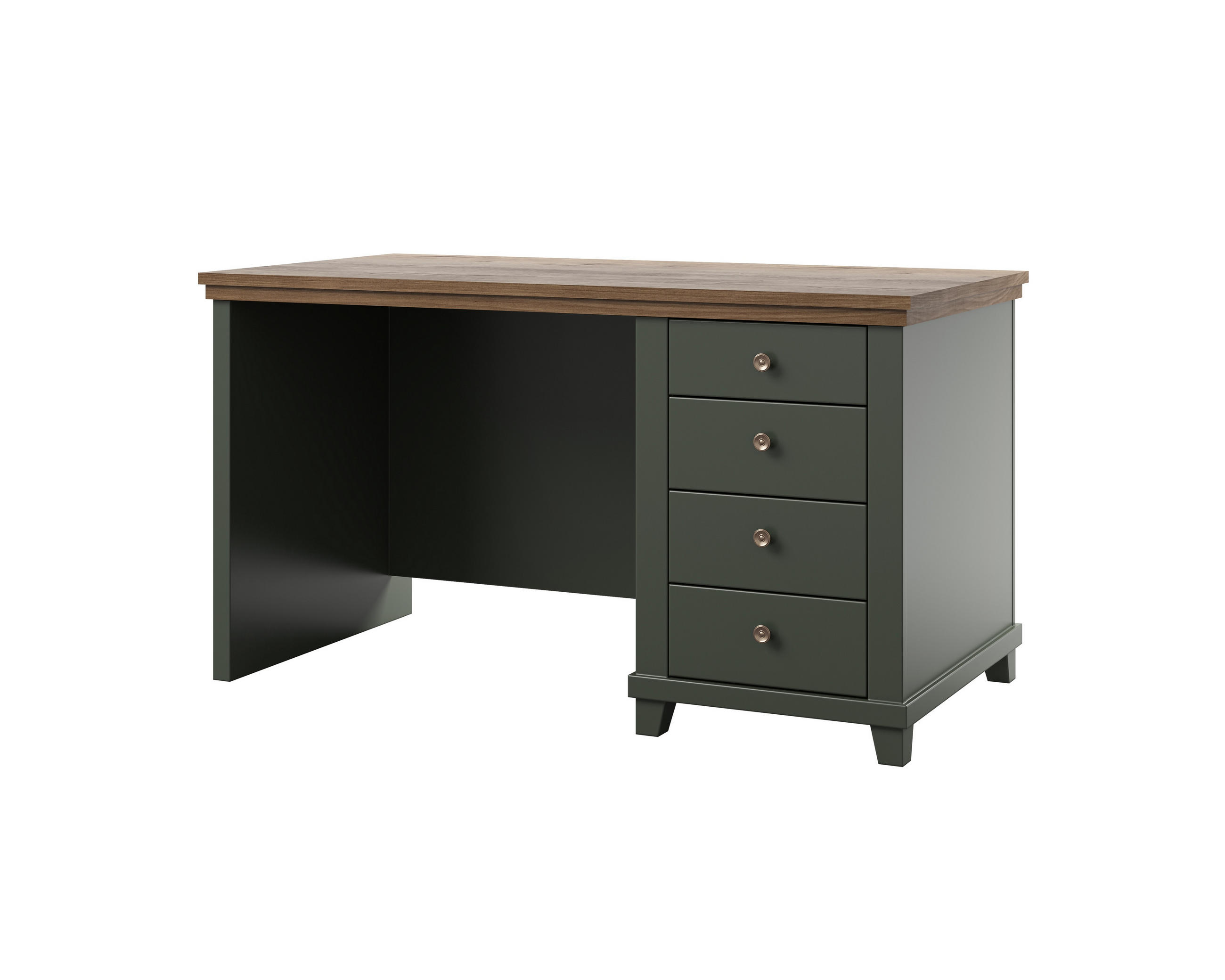 MASSENO SCHREIBTISCH Hellgrün 140cm × 70cm × 77cm