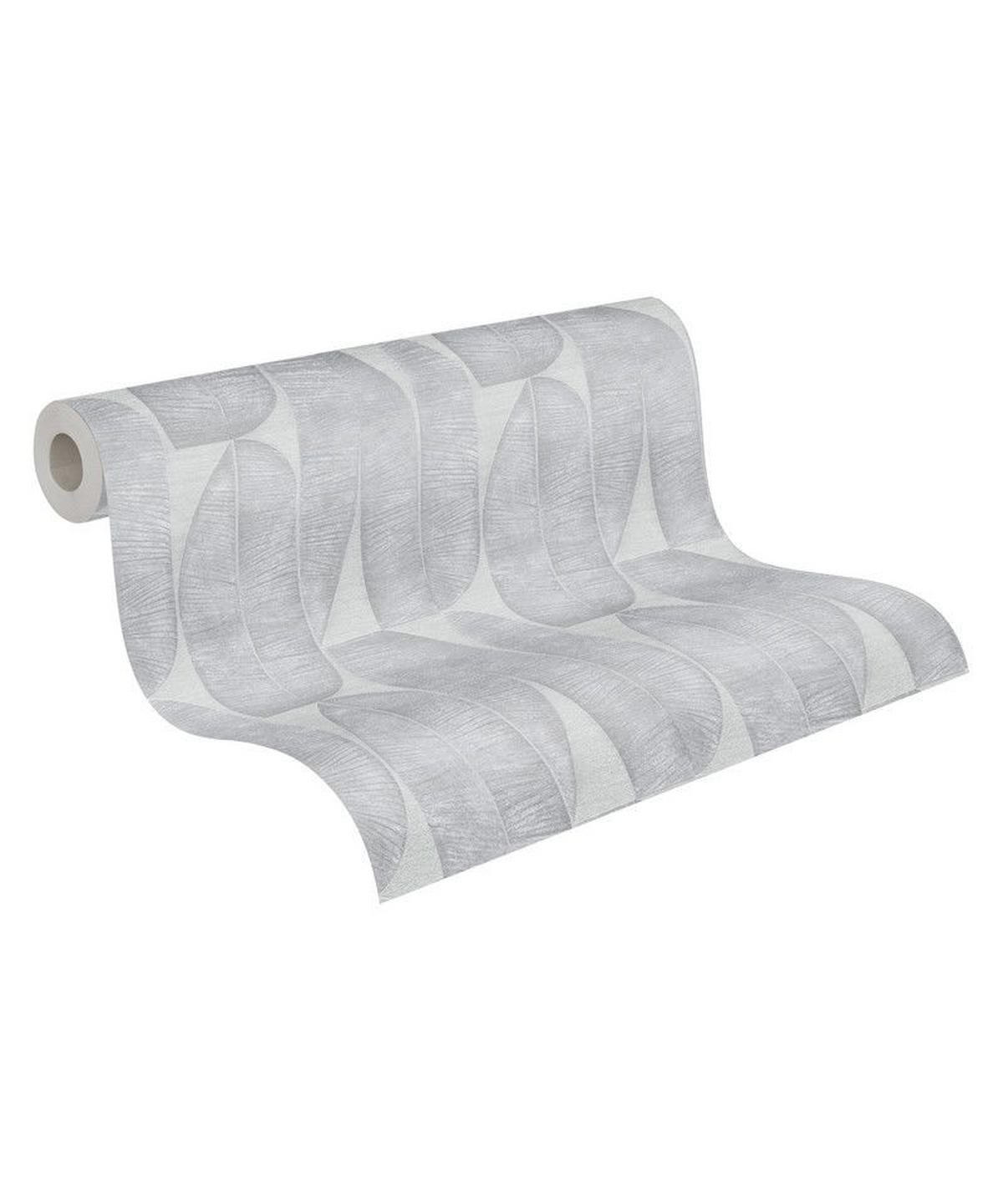 VLIESTAPETE Grau 53/1005 cm - Grau, Textil (53/1cm) - KUNSTLOFT