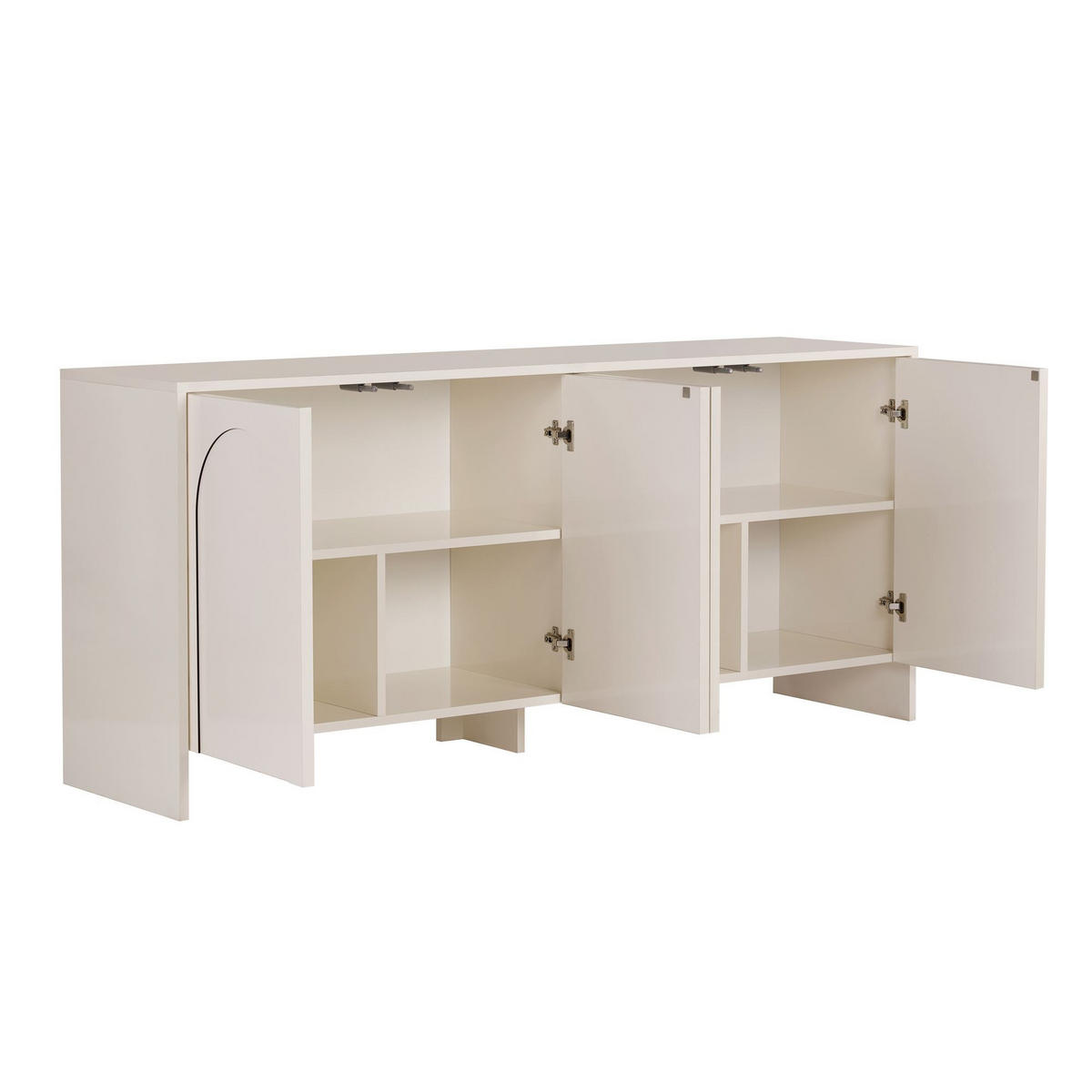 BUFFETSCHRANK arlen beige - Beige, Holz (45/80/180cm) - Habitat Garten
