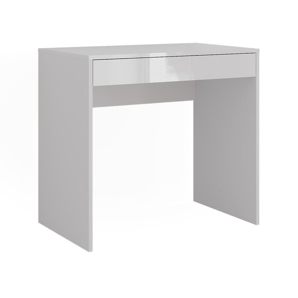 Vicco Schminktisch Weiß, Weiß Hochglanz 81.4x76x50.1 cm