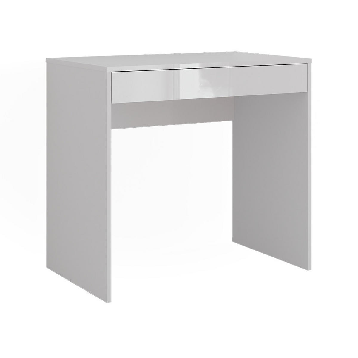 TOALETNÍ STOLEK Sherry Bílá/bílý vysoký lesk - vysoce lesklá bílá, kompozitní dřevo (81.4/76/50.1cm) - Vicco