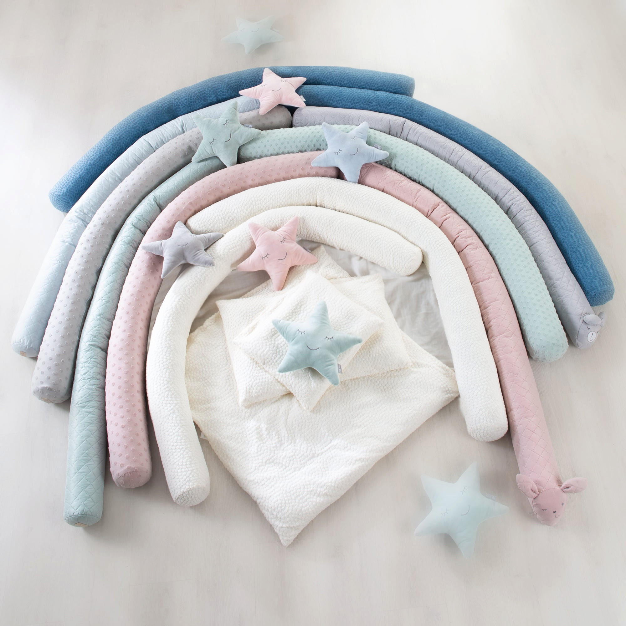 Thumbnail - Roba Bettschlange, Weiß, Textil, Füllung: Polyester, 170x12 cm, Gots, Schlafen, Babybett-Ausstattung, Babynestchen, Bett...