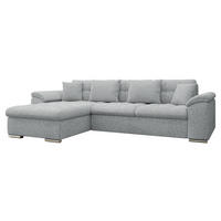 ECKSOFA Diana Premium, Seite: Links - Hellgrau, Holz/Textil (280/160cm) - MIRJAN24