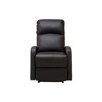RELAXSESSEL - 1 Person - Kunstleder - Schokoladenbraun - - Braun, Leder (65/101/91cm) - Vente-Unique