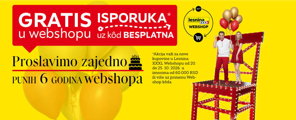 besplatna isporuka u Lesnina webshopu