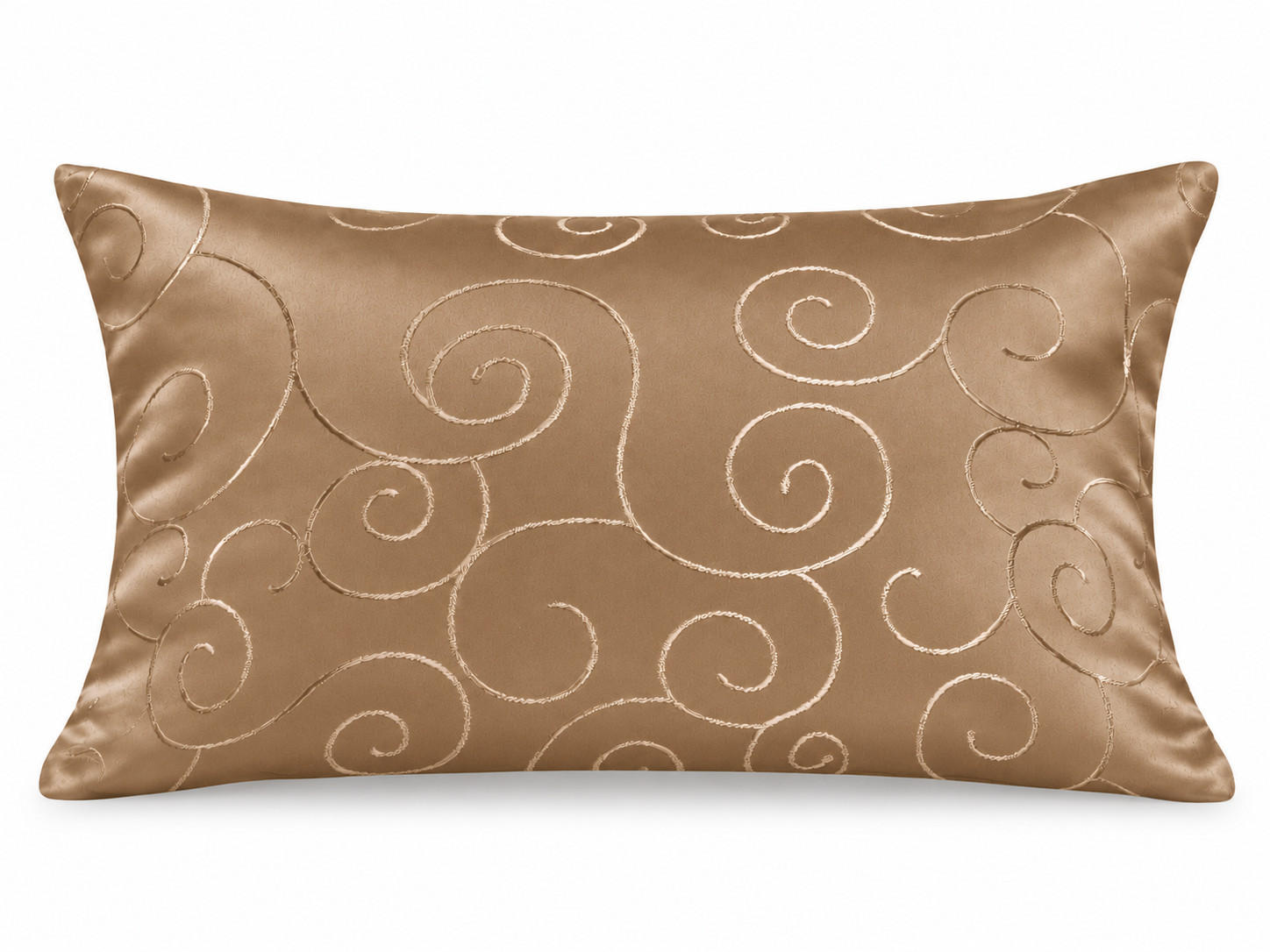 KISSENBEZUG 30x50 cm Hellbraun Damast Circle - Hellbraun, Textil (30/50cm) - TiborTex