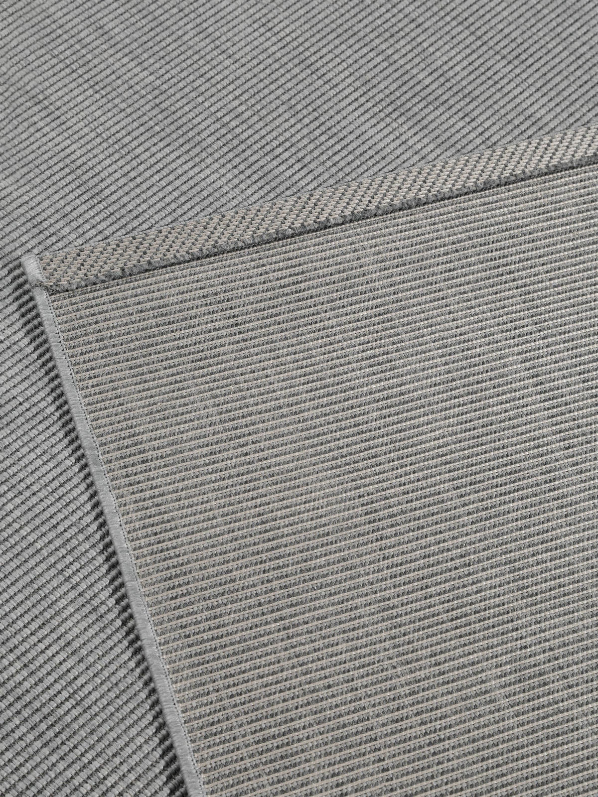 OUTDOORTEPPICH Metro Hellgrau 120x170 cm - Hellgrau, Textil (120/170cm) - benuta Nest