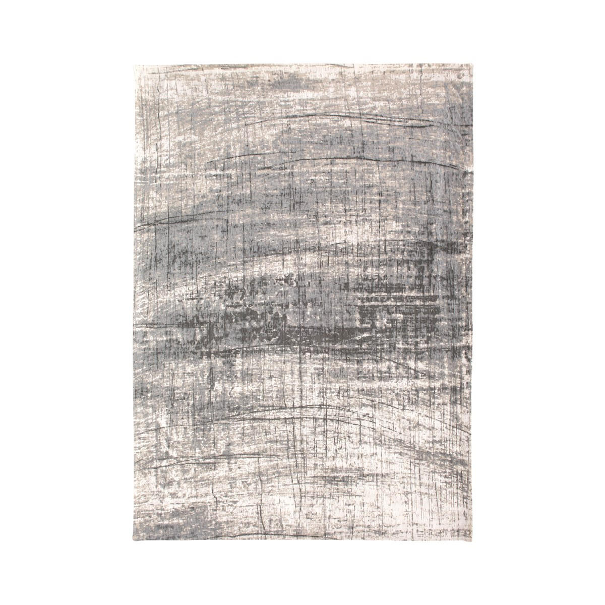 TEPPICH Wohnzimmer- und e aus Baumwolle Mad Men – Jersey Stone Grau 200 x 280 cm - Grau, Naturmaterialien (200/280cm) - Novatrend