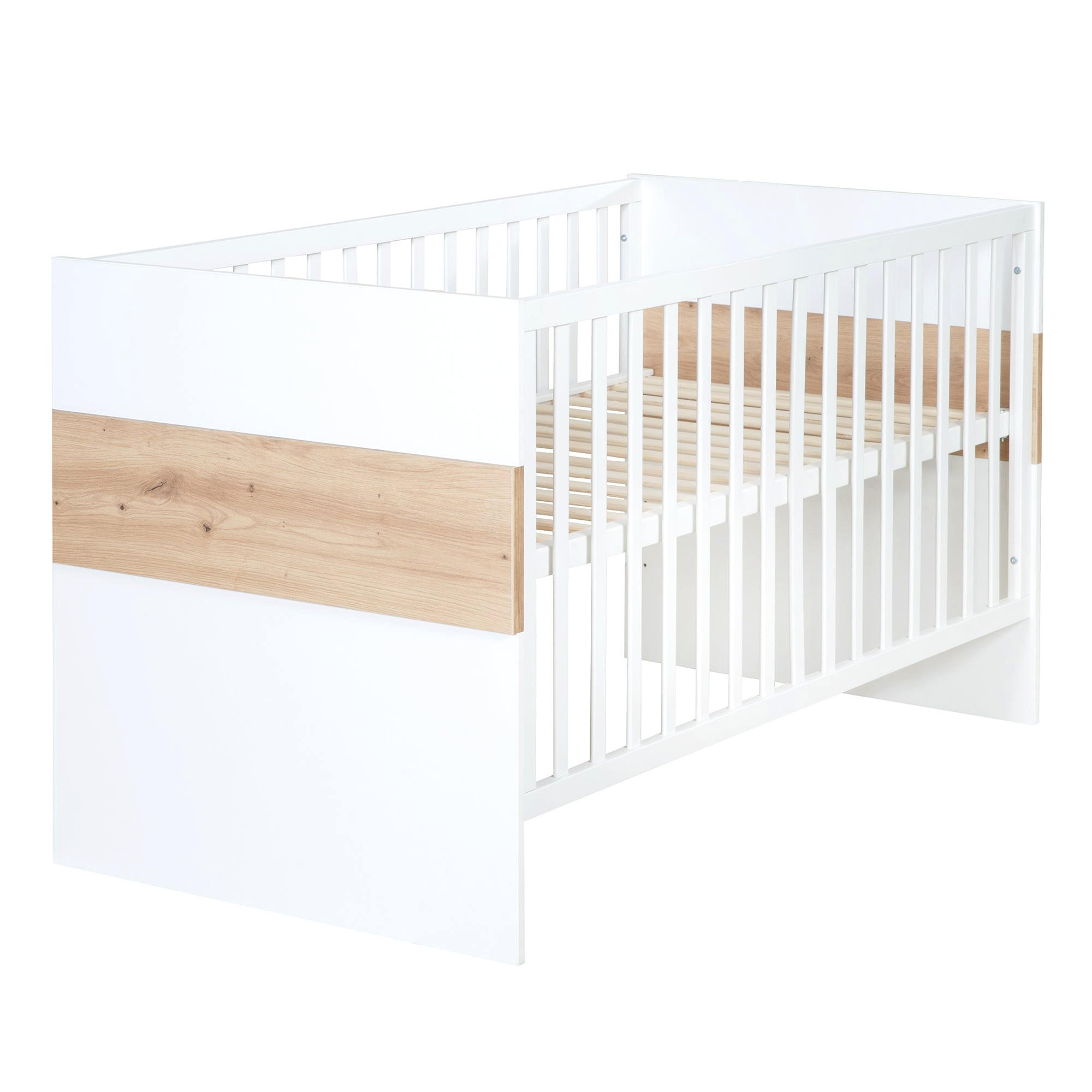 BABYBETT Lion 70 x 140 cm - Weiß, Holzwerkstoff (70/140cm) - Roba