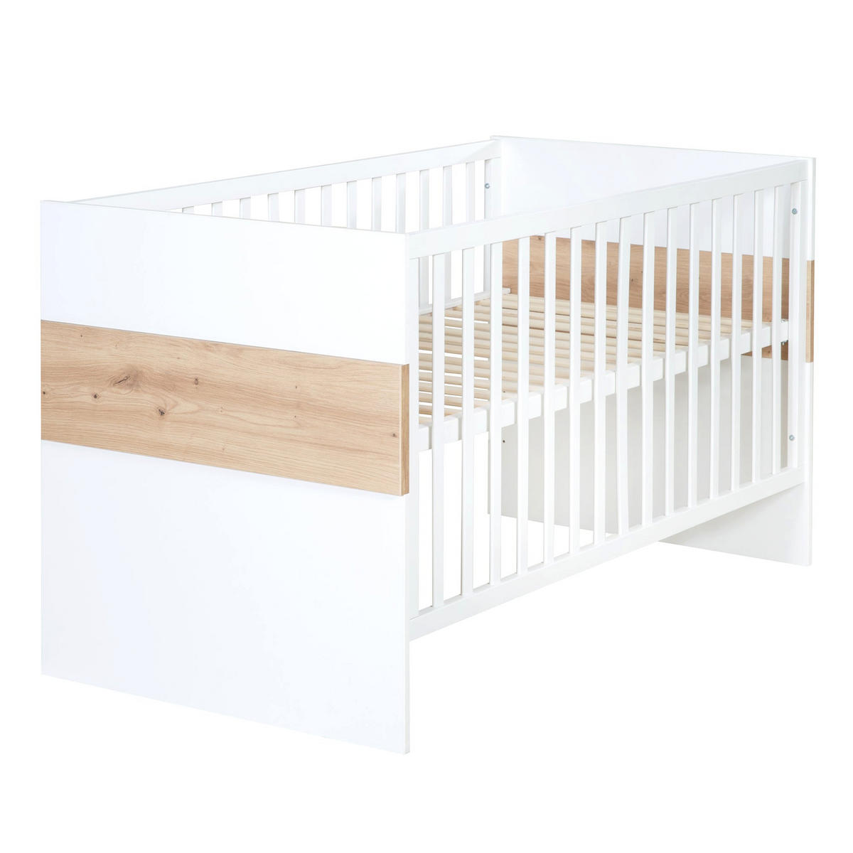 BABYBETT Lion 70 x 140 cm - Weiß, Holzwerkstoff (70/140cm) - Roba