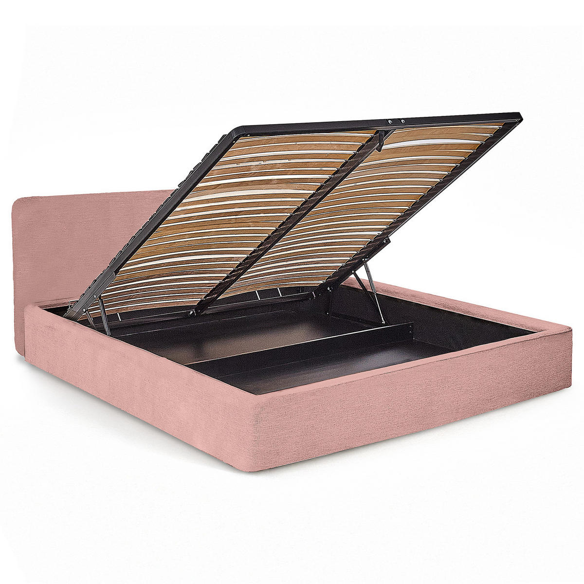 POLSTERBETT - Mauve, Textil (140/200cm) - home24