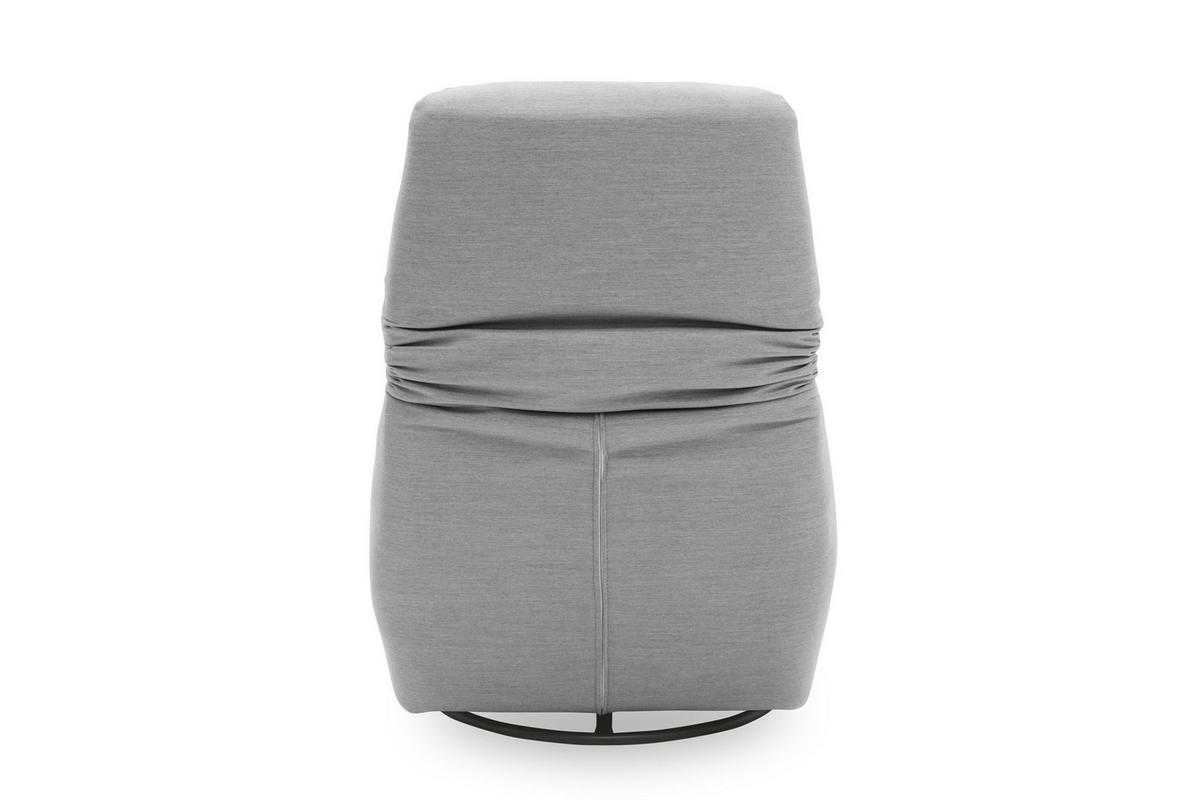 GARTENLOUNGE-RELAXSESSEL 2 Branwen 68x67x88 mit Outdoorbezug in silber - Silberfarben, Kunststoff (68/67/88cm) - 58aufmkessel