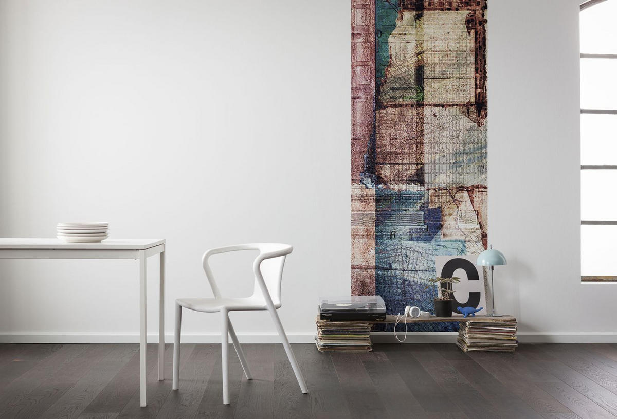 FOTOTAPETE künstlerisch 100 x 250 cm - Multicolor, Papier (100/250cm) - Sanders & Sanders