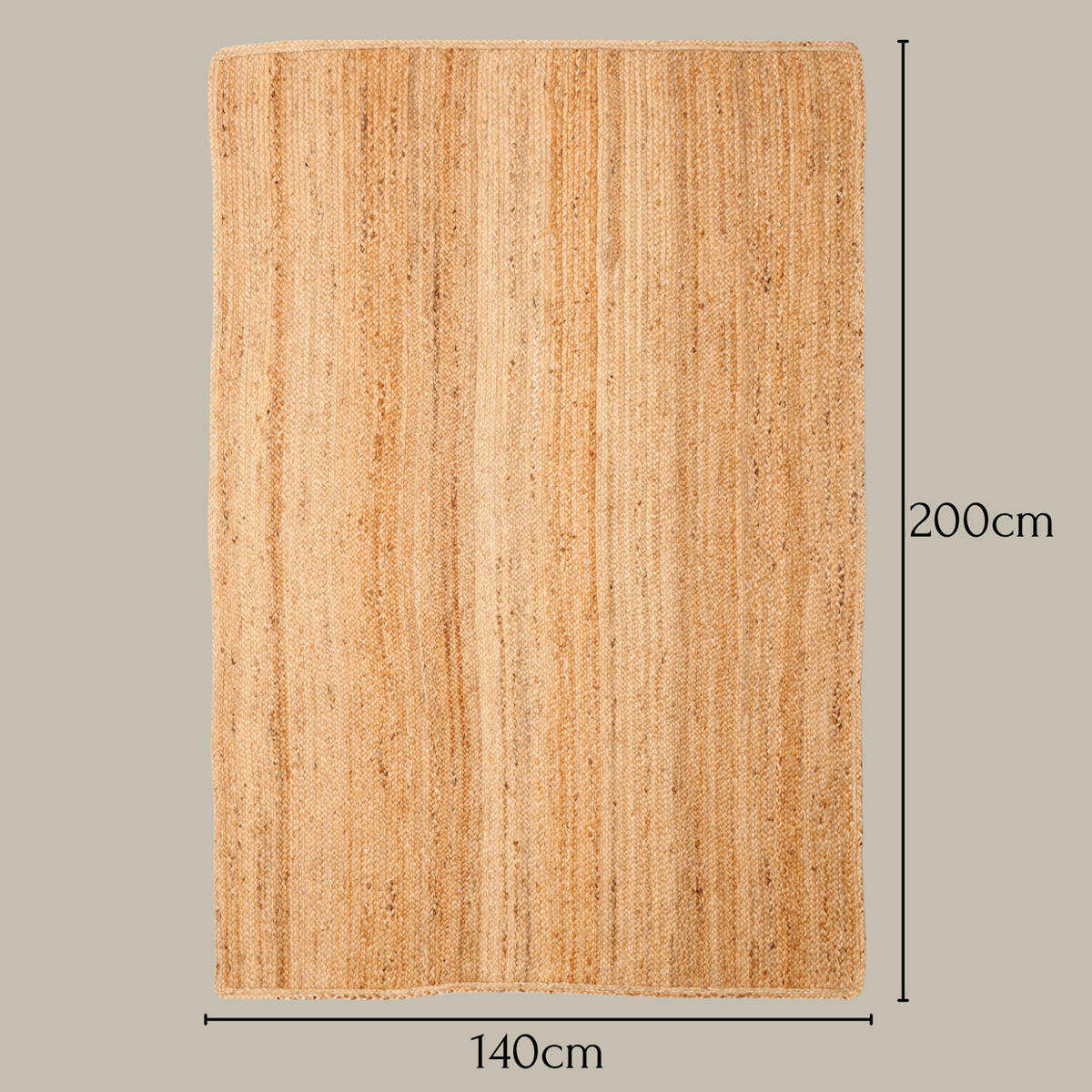 JUTETEPPICH Nitin natur 200/140 cm - Naturfarben, Naturmaterialien (140/200cm) - My-Rug