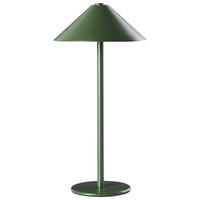 KABELLOSE LED Tischlampe mit Dimmer Metall Grün Modjo - Grün, Metall (18/18/33cm) - Beliani