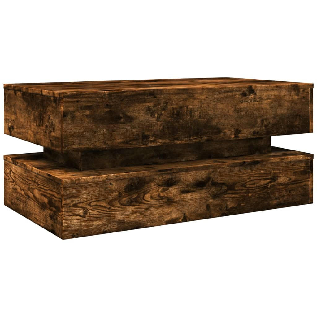 vidaXL Couchtisch Dunkelbraun 90x40x50 cm