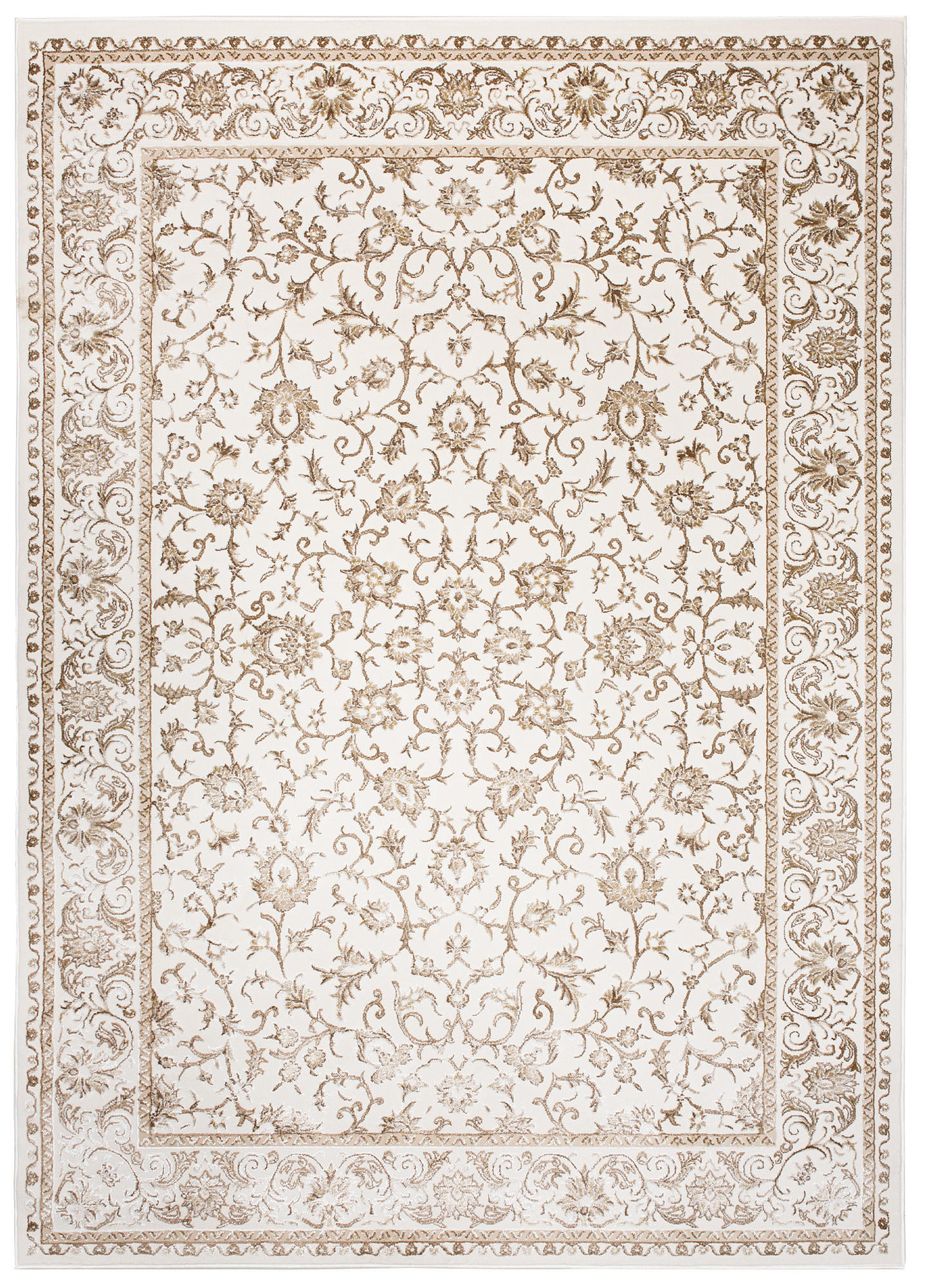 TEPPICH HERA Creme Beige 80/150 cm - Beige/Creme, Textil (80/150cm) - Tapiso