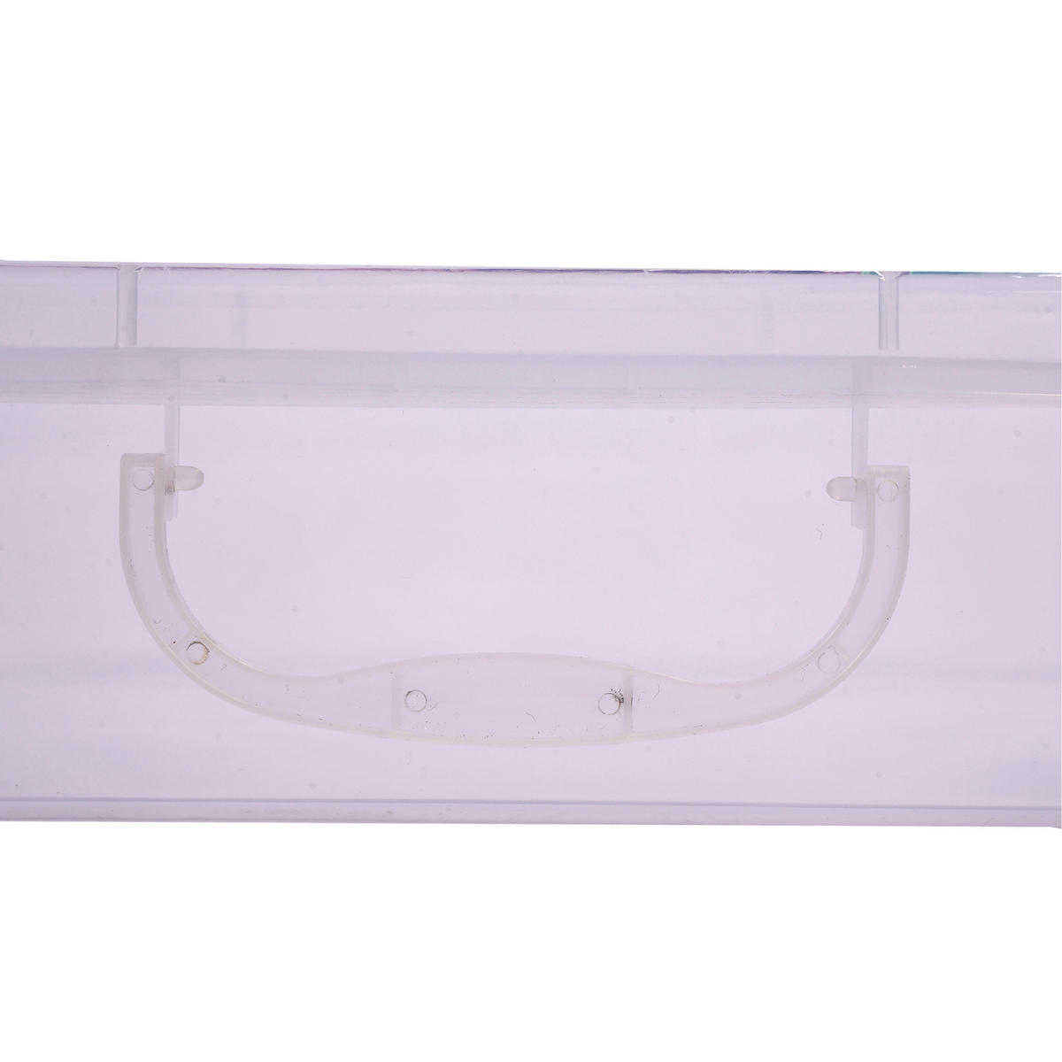 SANDLÅDA Transparent 2-pack med lock - Transparent, Plast (25/38/8cm) - Relaxdays