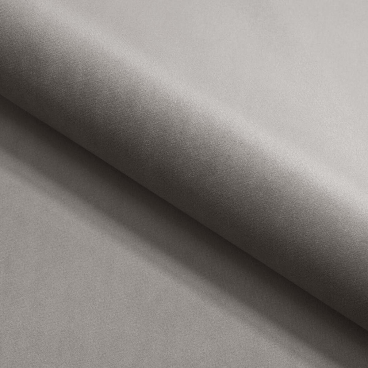 CHESTERFIELD-SOFA 3-sitzer Whitby Grau Samt mit schwarzen Füßen - Schwarz/Grau, Holz/Textil (237/78/82cm) - S-Style Möbel