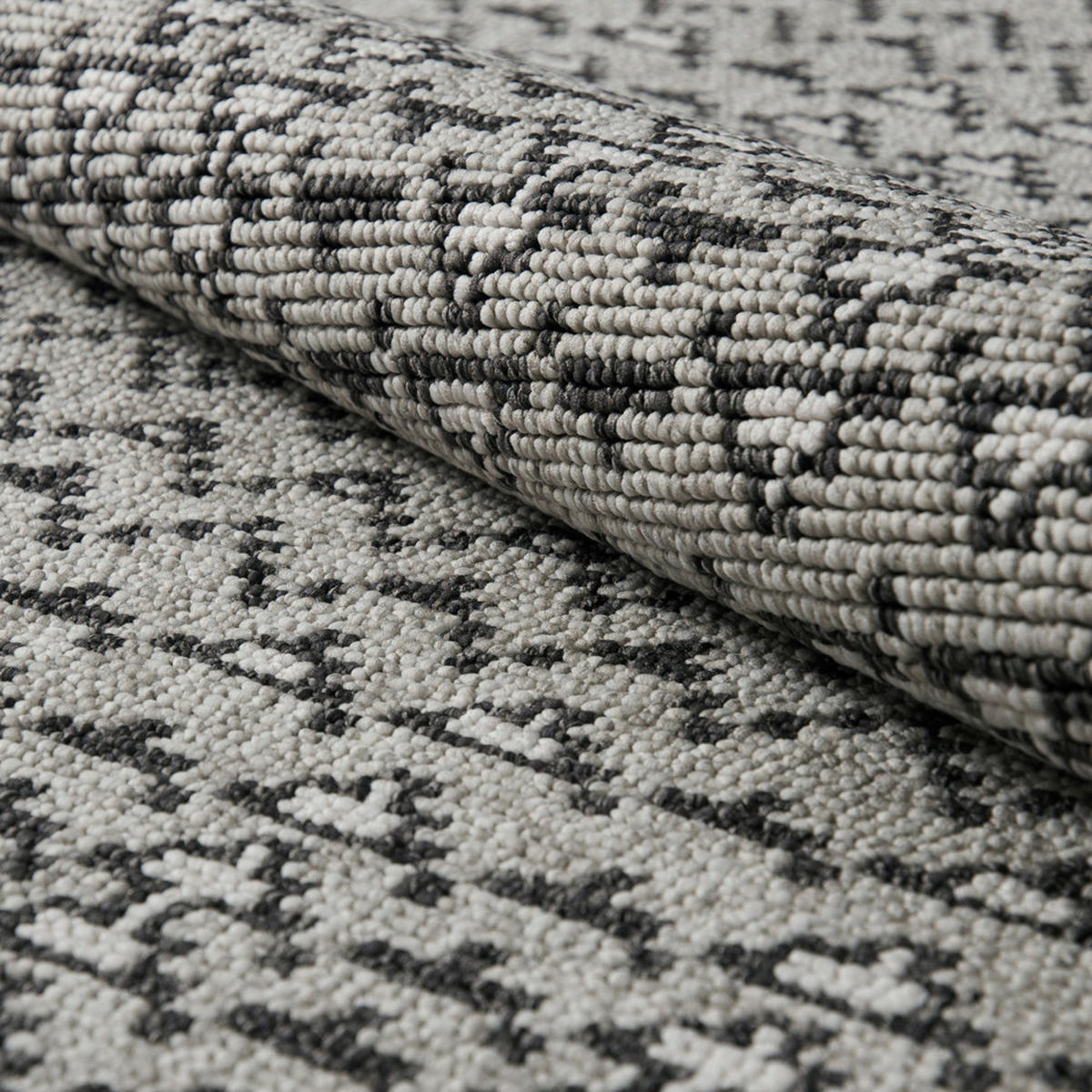 TEPPICH Lora Gray Mazovia 300x400cm Grau Gepunktet Kurzflor - Grau, Textil (300/400cm) - Mazovia