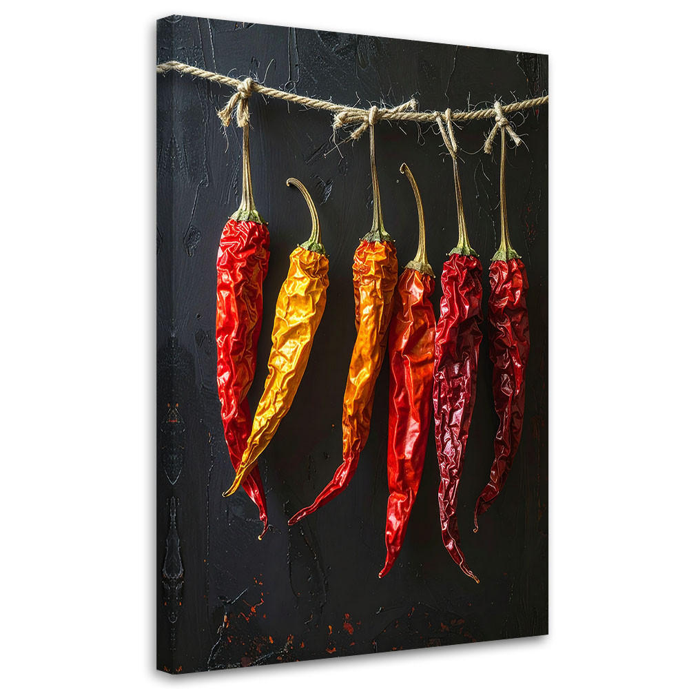 LEINWANDBILD Essen & Trinken 40x60cm - Rot, Textil (40/60cm) - Feeby