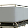 BALKONUMSPANNUNG SolVision PB2 90/500 cm Grau PE - Grau, Kunststoff (500/90cm) - Sol Royal